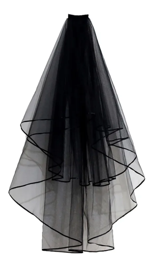 Velo de tul (negro)