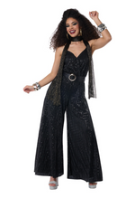 Lets Dance Disco Womens Jumpsuit