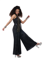 Lets Dance Disco Womens Jumpsuit