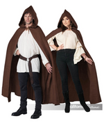 Brown Hooded Cloak (Adult)