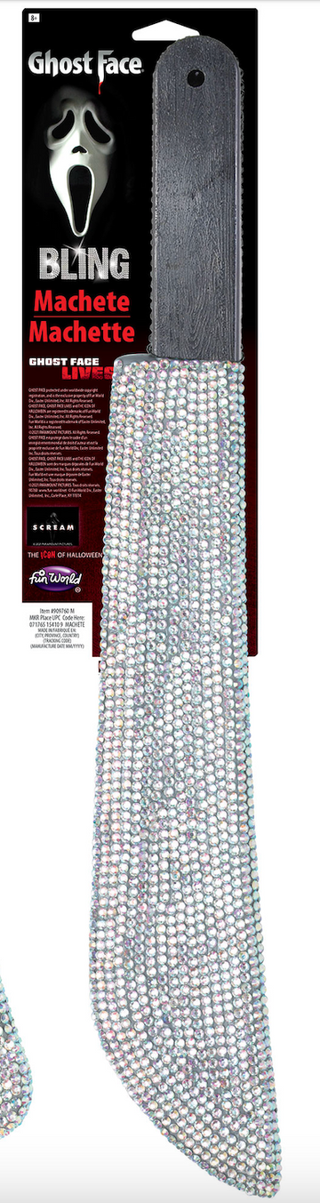 Ghost Face Bling Machete
