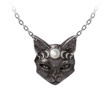 Mystic Moon Cat Pendant
