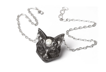 Mystic Moon Cat Pendant