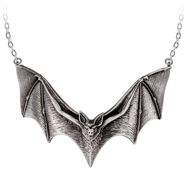 Descending Darkness Bat Necklace