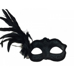 Black Feather Mask