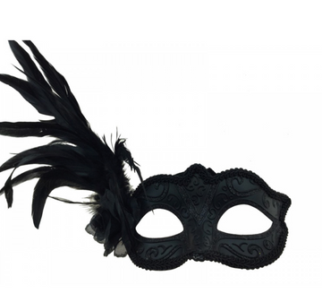 Black Feather Mask