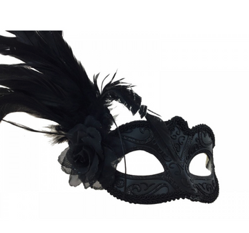 Black Feather Mask
