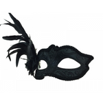 Black Feather Mask