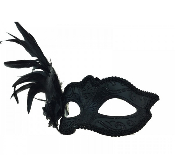 Black Feather Mask