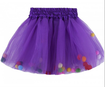 Purple Pompom Tutu (Child)