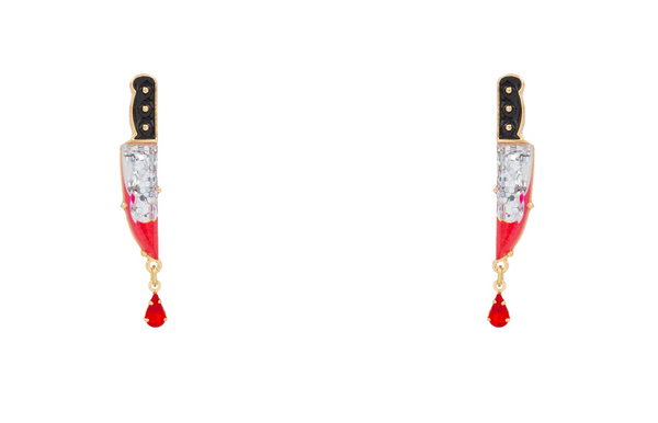 Bloody Knife Earrings