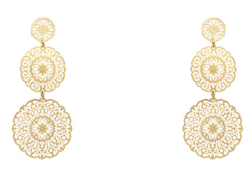 Mandala Filigree Earrings