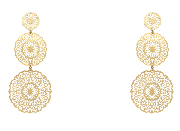 Mandala Filigree Earrings