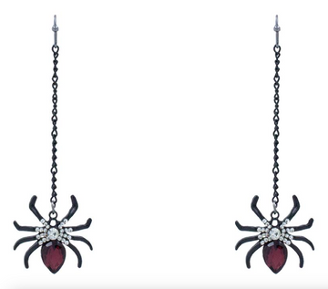 Dangling Spider Earrings