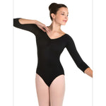 Pinch Front 3/4 Sleeve Leotard by Suffolk (Adult)