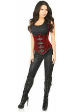 Red Velvet Underbust Corset
