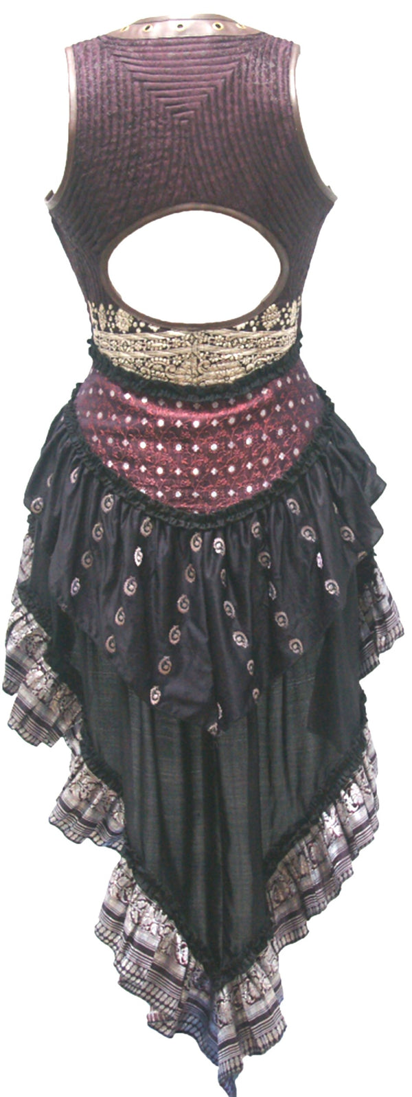 Deluxe Corset Overdress Tail Skirt (All Prints Unique)