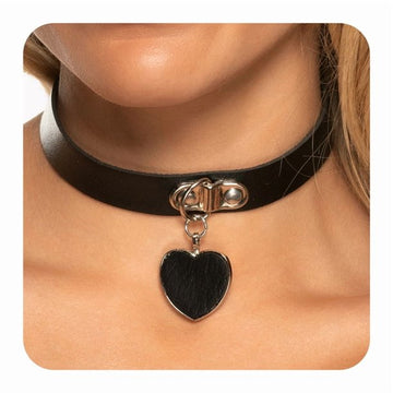 Black Heart Punk Choker
