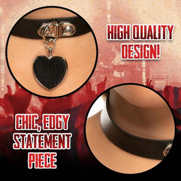 Black Heart Punk Choker