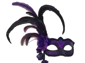 Venezianische Maske mit Blume