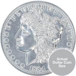 Moneda de dólar de gran tamaño