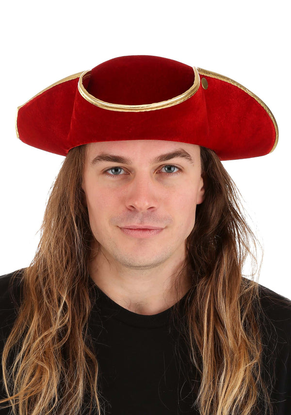 Rum Red Pirate Hat