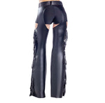Black Fringe Chaps (Adult)
