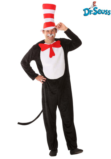 Disfraz de gato con sombrero (adulto)