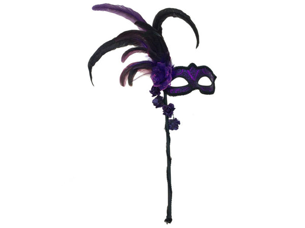 Venezianische Maske mit Blume