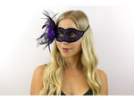 Glitter Flower Mask (Purple)