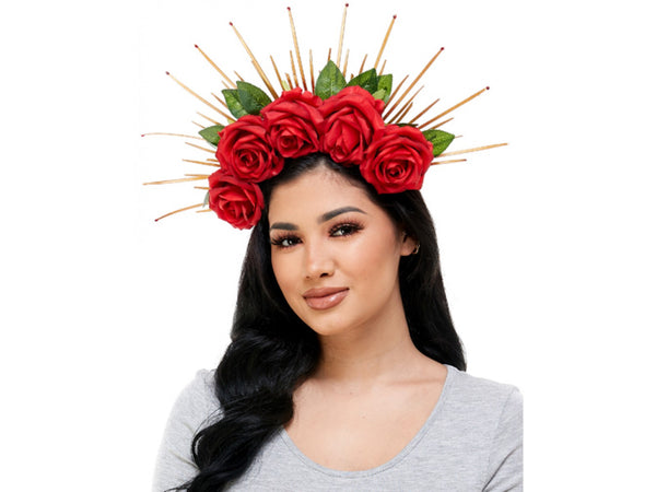 Red Flower Headpiece