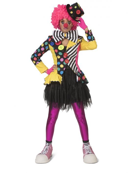 Belinda Button Clown Jacket