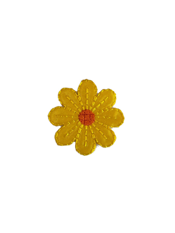 Kleine Gänseblümchen-Satin-Applikation