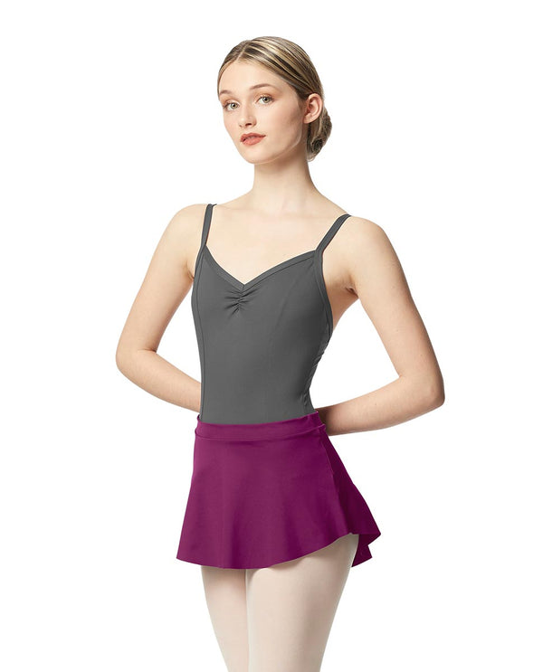 Ksenia Fabric Pull-On Skirt by Lulli LUB294 (Grape)