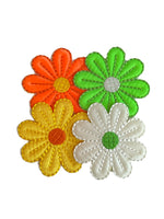 Mittlere Gänseblümchen-Satin-Applikation
