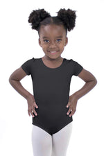 Short Sleeved Lined Leotard (Child)