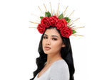 Red Flower Headpiece
