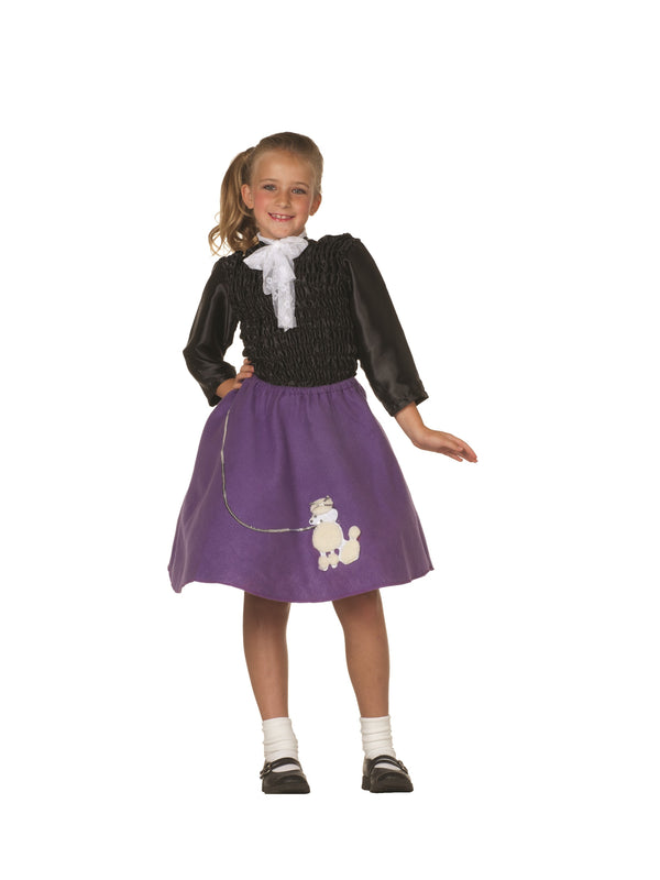 Purple Poodle Skirt (Child)