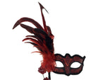 Venezianische Maske mit Blume