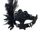 Feather Lace Venetian Mask