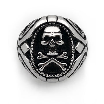 Seven Seas Pirate Skull Ring