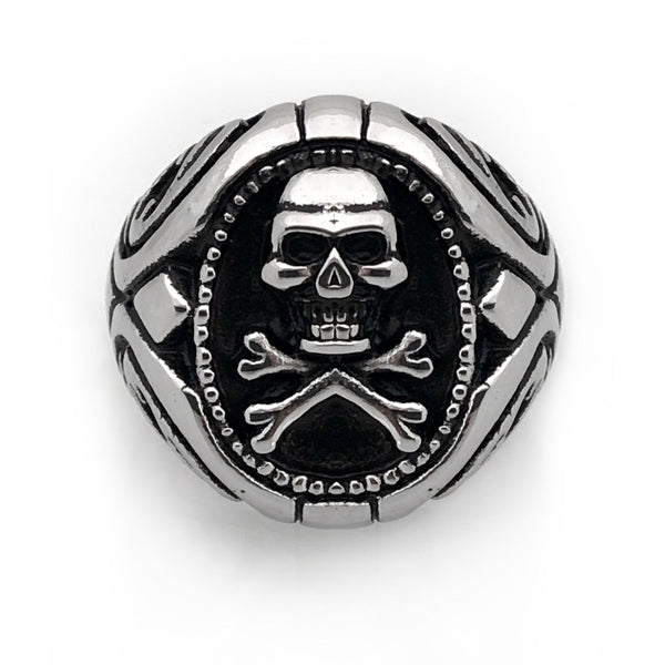 Seven Seas Pirate Skull Ring