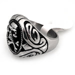 Seven Seas Pirate Skull Ring
