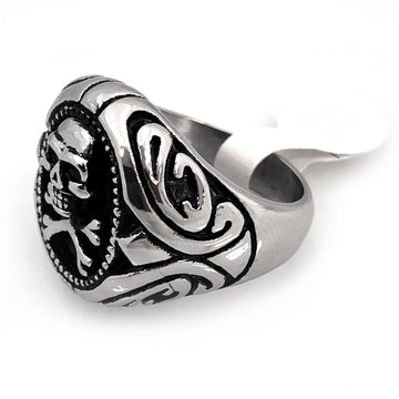 Seven Seas Pirate Skull Ring
