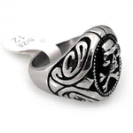 Seven Seas Pirate Skull Ring