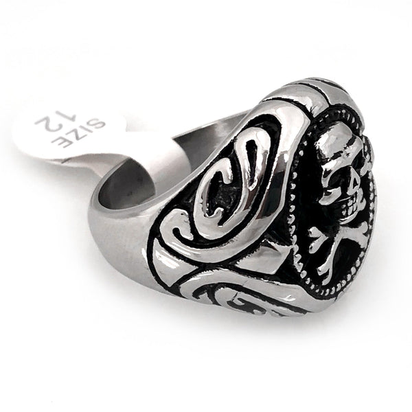 Seven Seas Pirate Skull Ring