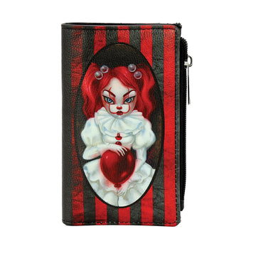 Scary Clown Girl Wallet