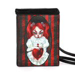 Smiley Clown Girl Rectangle Mini Backpack
