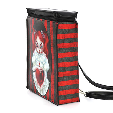 Smiley Clown Girl Rectangle Mini Backpack