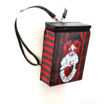 Smiley Clown Girl Rectangle Mini Backpack